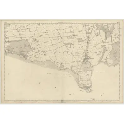 1854 Map of Fife, Sheet 39, 1856 Print