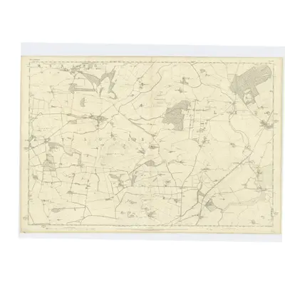 1854 Map of Fife, Sheet 6, 1855 Print