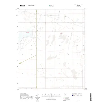 2020 Map of Fifteenmile Lake, 2020 Print