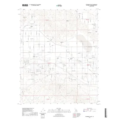 2018 Map of Fifteenmile Valley, 2018 Print