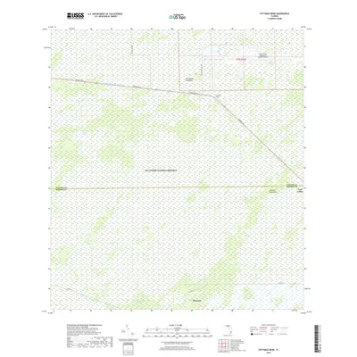 2018 Map of Fiftymile Bend, 2018 Print