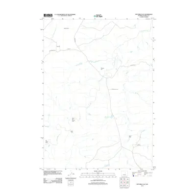 2012 Map of Fiftymile Flat, 2012 Print