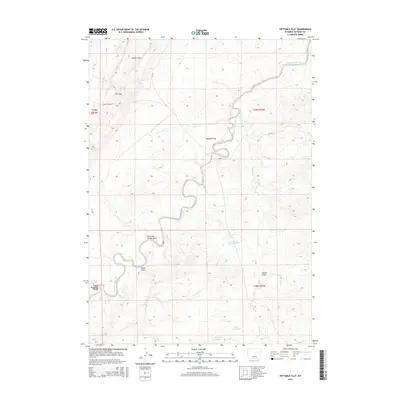 2015 Map of Fiftymile Flat, 2015 Print
