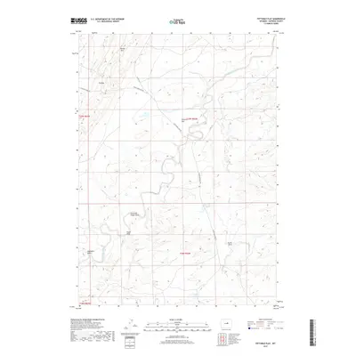 2017 Map of Fiftymile Flat, 2017 Print