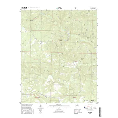 2017 Map of Fiftysix, 2017 Print