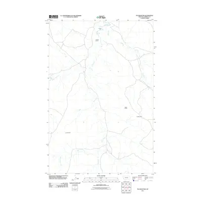 2011 Map of Fig Mountain, 2011 Print