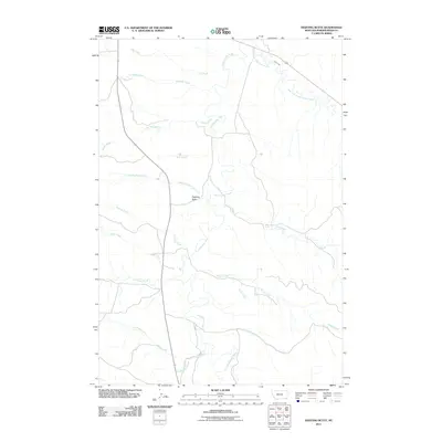 2011 Map of Fighting Butte, 2011 Print