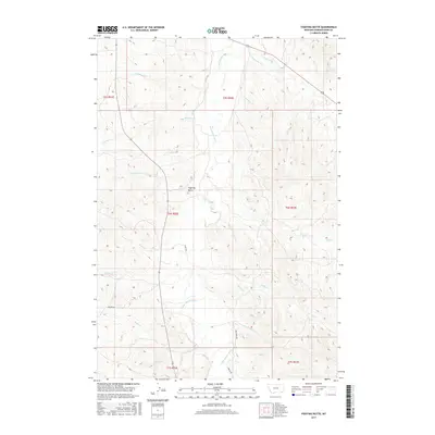 2017 Map of Fighting Butte, 2017 Print