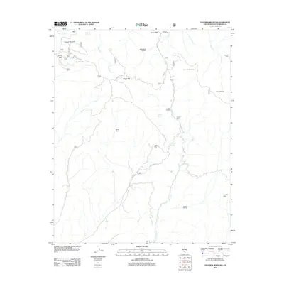 2012 Map of Figueroa Mountain, 2012 Print
