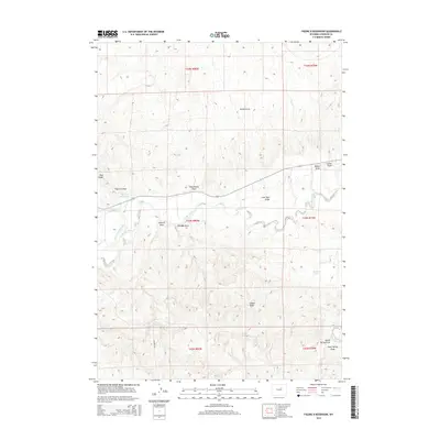 2015 Map of Figure 8 Reservoir, 2015 Print