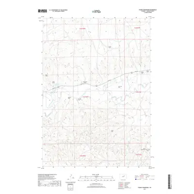 2017 Map of Figure 8 Reservoir, 2017 Print
