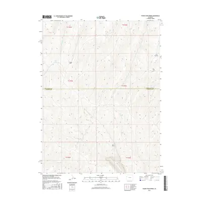 2016 Map of Figure Four Spring, 2016 Print
