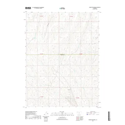 2019 Map of Figure Four Spring, 2019 Print