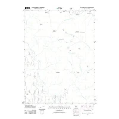 2012 Map of Figurehead Mountain, 2012 Print