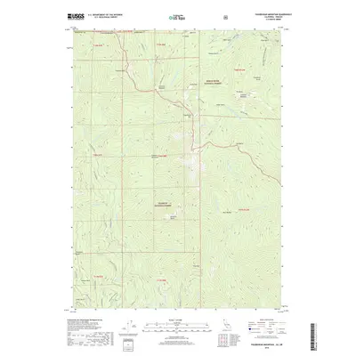2018 Map of Figurehead Mountain, 2018 Print