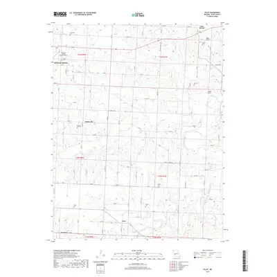 2017 Map of Filley, 2017 Print