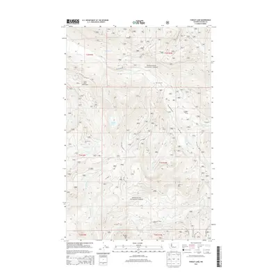 2014 Map of Findley Lake, 2014 Print