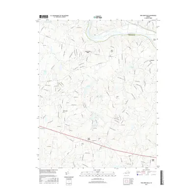 2016 Map of Fine Creek Mills, 2016 Print