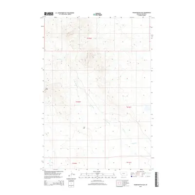 2014 Map of Finger Buttes East, 2014 Print