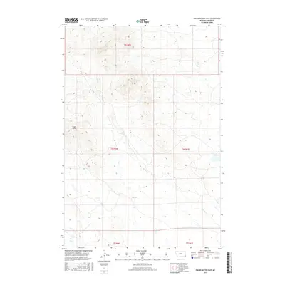 2017 Map of Finger Buttes East, 2017 Print