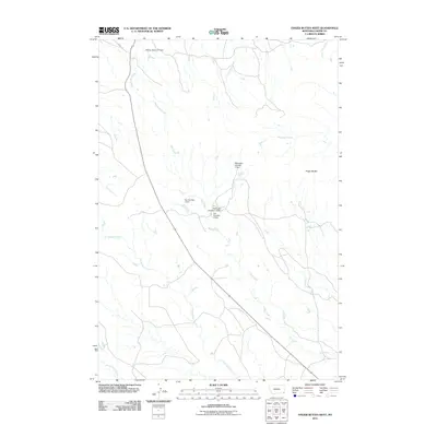 2011 Map of Finger Buttes West, 2011 Print