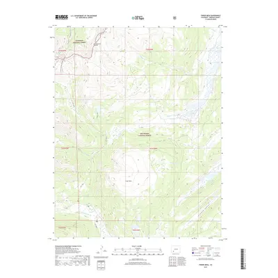 2019 Map of Finger Mesa, 2019 Print