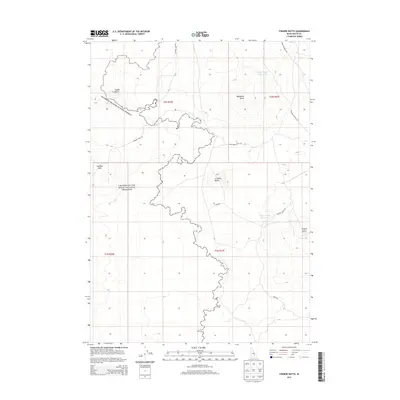 2013 Map of Fingers Butte, 2013 Print