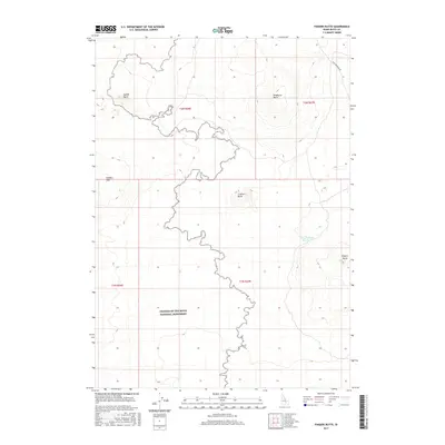 2017 Map of Fingers Butte, 2017 Print