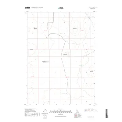2020 Map of Fingers Butte, 2020 Print