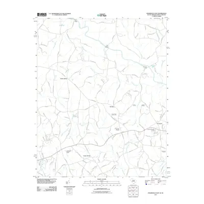 2011 Map of Fingerville East, 2011 Print
