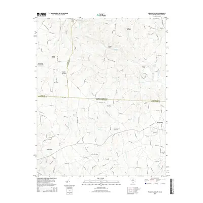 2014 Map of Fingerville East, 2014 Print