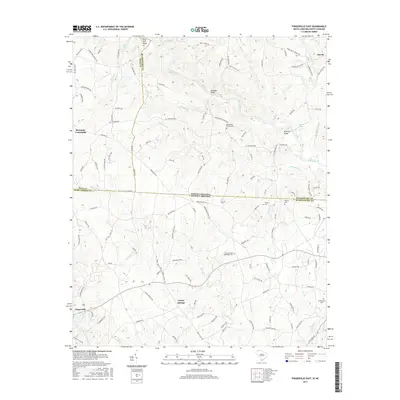 2017 Map of Fingerville East, 2017 Print