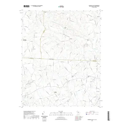 2020 Map of Fingerville East, 2020 Print
