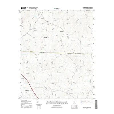 2014 Map of Fingerville West, 2014 Print