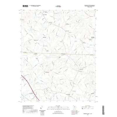 2020 Map of Fingerville West, 2020 Print