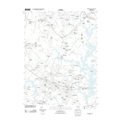 2011 Map of Finksburg, 2011 Print