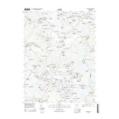 2014 Map of Finksburg, 2014 Print