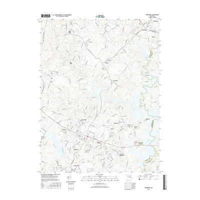 2016 Map of Finksburg, 2016 Print