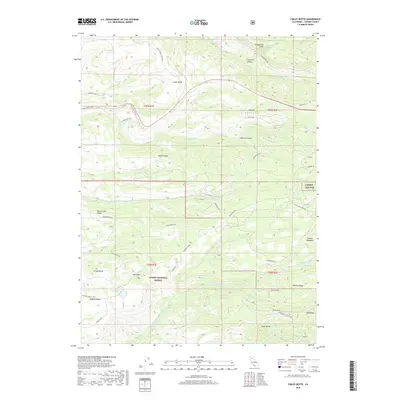 2018 Map of Finley Butte, 2018 Print
