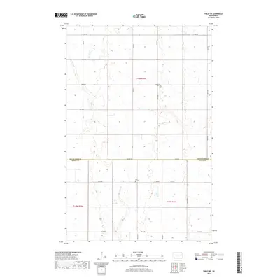 2017 Map of Finley NE, 2017 Print