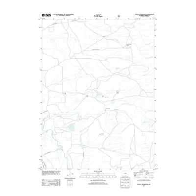 2012 Map of Finley Reservoir, 2012 Print