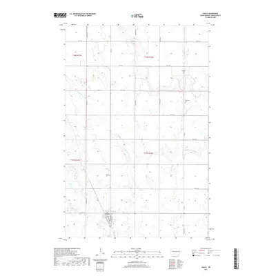 2017 Map of Finley, 2017 Print