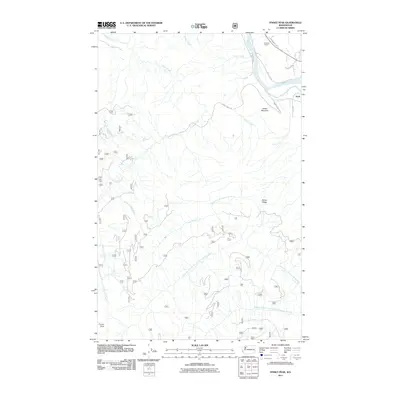 2011 Map of Finney Peak, 2011 Print