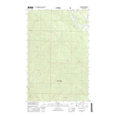 2017 Map of Finney Peak, 2017 Print