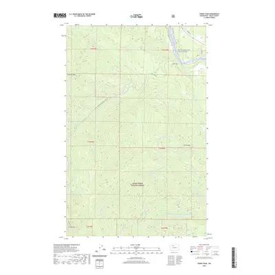 2020 Map of Finney Peak, 2020 Print