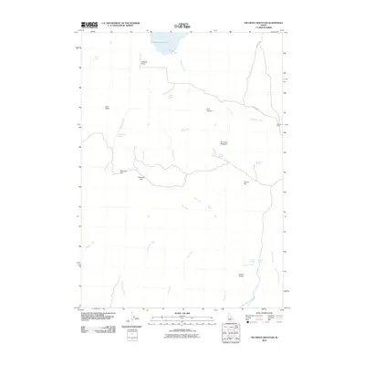 2010 Map of Fir Grove Mountain, 2010 Print