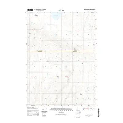 2013 Map of Fir Grove Mountain, 2013 Print