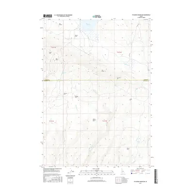 2017 Map of Fir Grove Mountain, 2017 Print