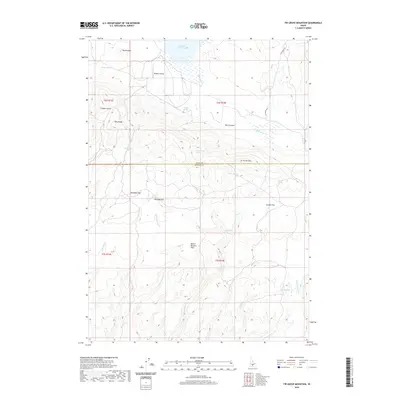 2020 Map of Fir Grove Mountain, 2020 Print