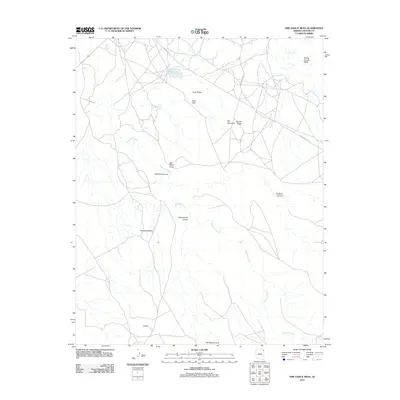 2011 Map of Fire Dance Mesa, 2011 Print